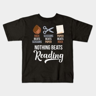 Nothing Beats Reading Book Kids T-Shirt